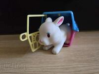 Bunny in a cage