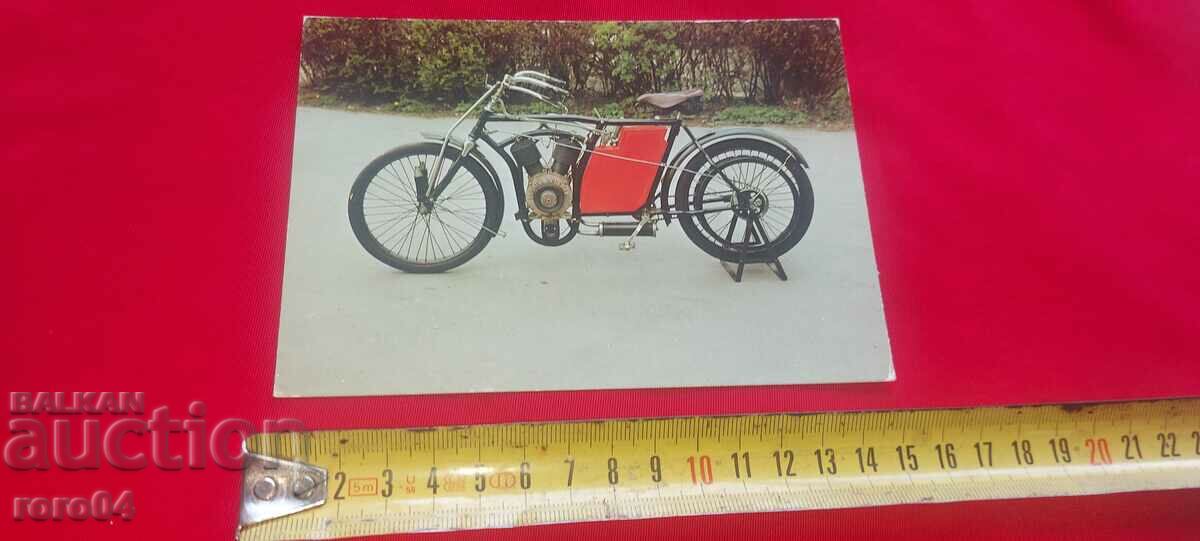 LAURIN and CLEMENT MOTORCYCLE - 1905 with price 11.11 BGN | € 5.68 LAURIN and CLEMENT MOTORCYCLE - 1905 with price 11.11 BGN | € 5.68