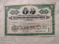STOCK - USA - The Lehigh Coal and Navigation Company - 1937