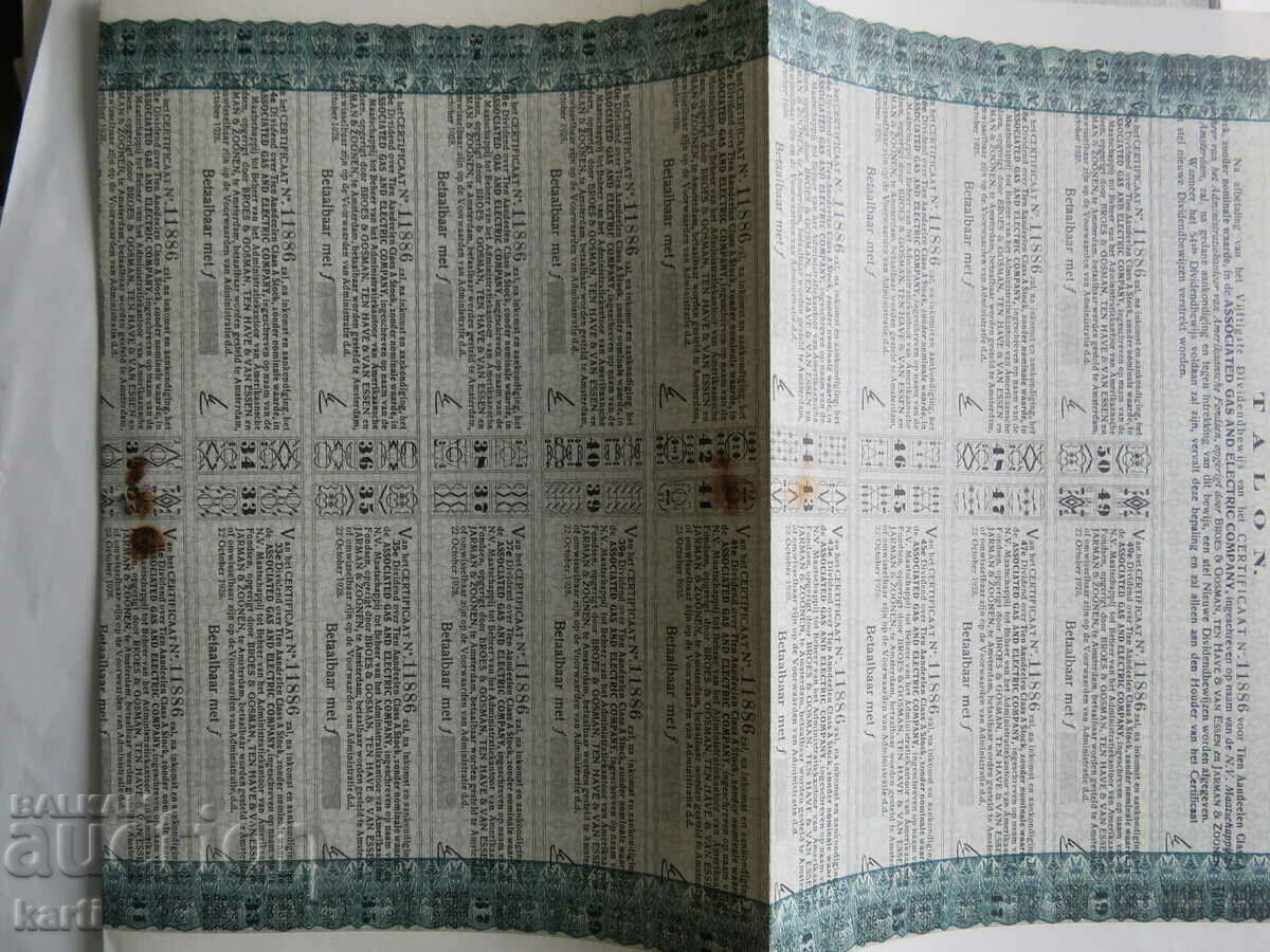 ACȚIUNE - SUA - Fisk Rubber Company - 1924 + - 7 ACȚIUNE - SUA - Fisk Rubber Company - 1924 + - 7