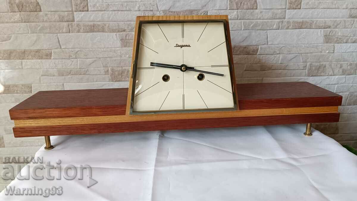 Δημοπρασία Ρολόι παλιού τζακιού - Dugena - Γερμανία - Αντίκα - 1970" Δημοπρασία Ρολόι παλιού τζακιού - Dugena - Γερμανία - Αντίκα - 1970"