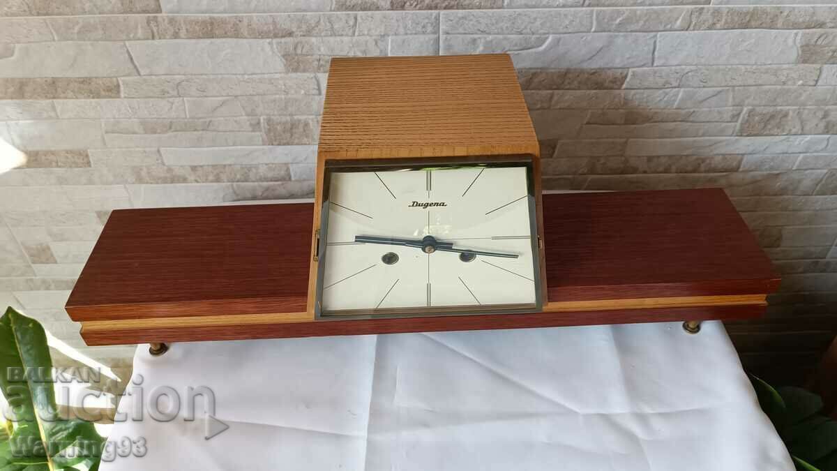 Παράδοση Ρολόι παλιού τζακιού - Dugena - Γερμανία - Αντίκα - 1970" Παράδοση Ρολόι παλιού τζακιού - Dugena - Γερμανία - Αντίκα - 1970"
