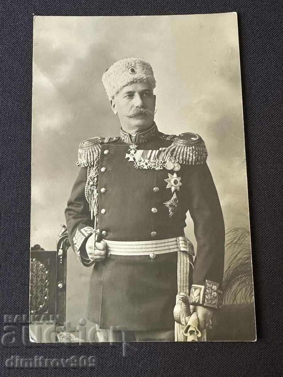 Стара снимка, фотография Генерал Васил Кутинчев 1915г.