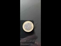 Coin 1 Euro Italy 2002 Vitruvian Man