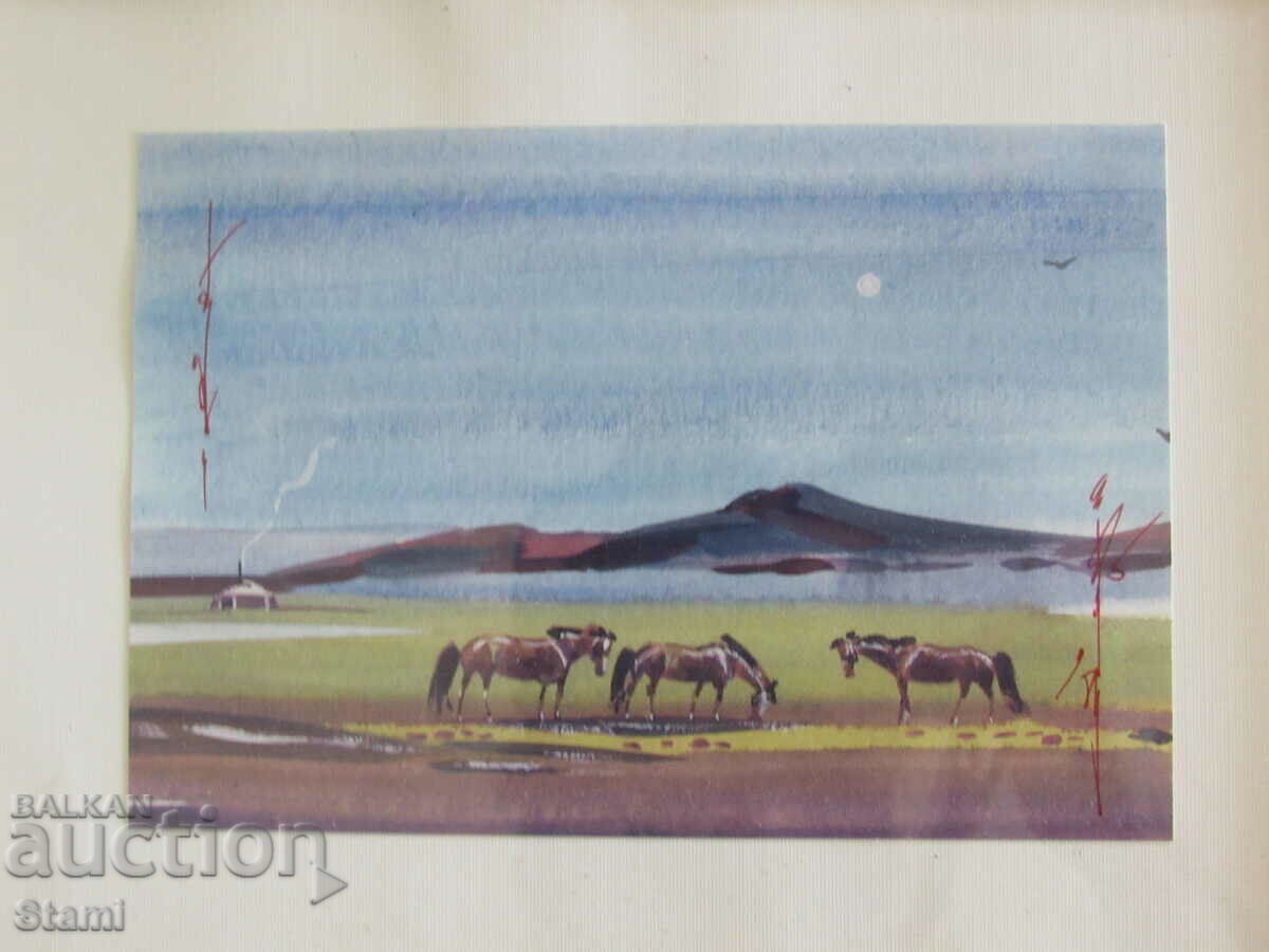 Delivery of +Series of traditional paintings painting in a frame - Mongolia-3