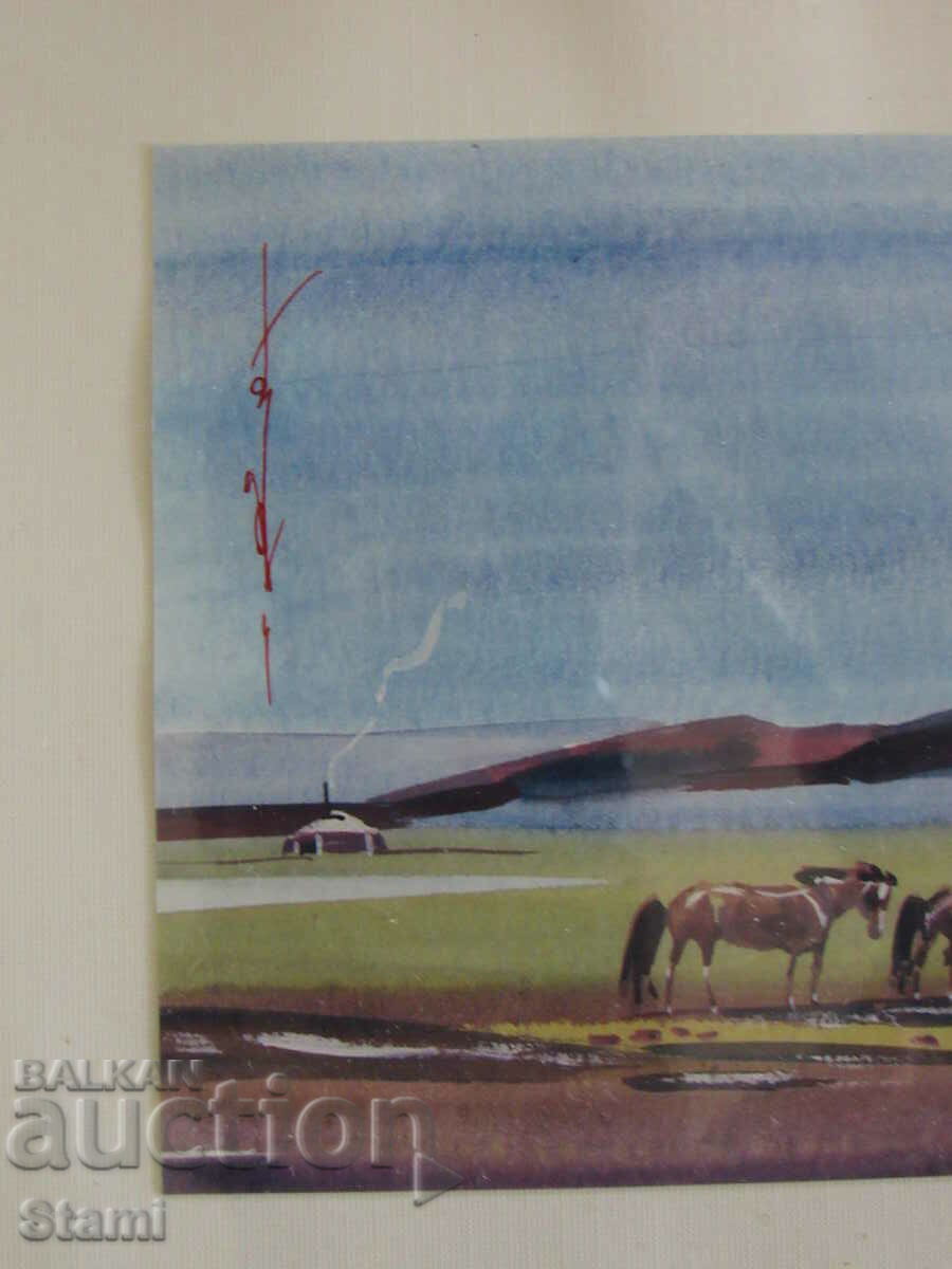 +Series of traditional paintings painting in a frame - Mongolia-3 - 5