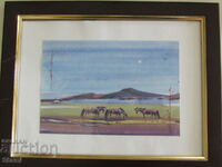 +Series of traditional paintings painting in a frame - Mongolia-3