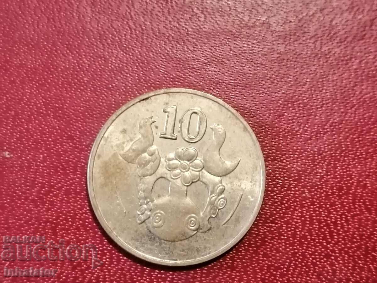 Кипър 10 цента 2004 год