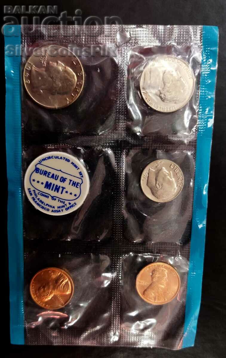 Set de monede de schimb 1969 SUA