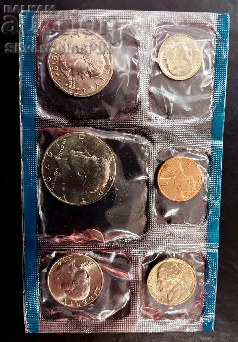 Сет Разменни Монети 1979 Без Марка САЩ