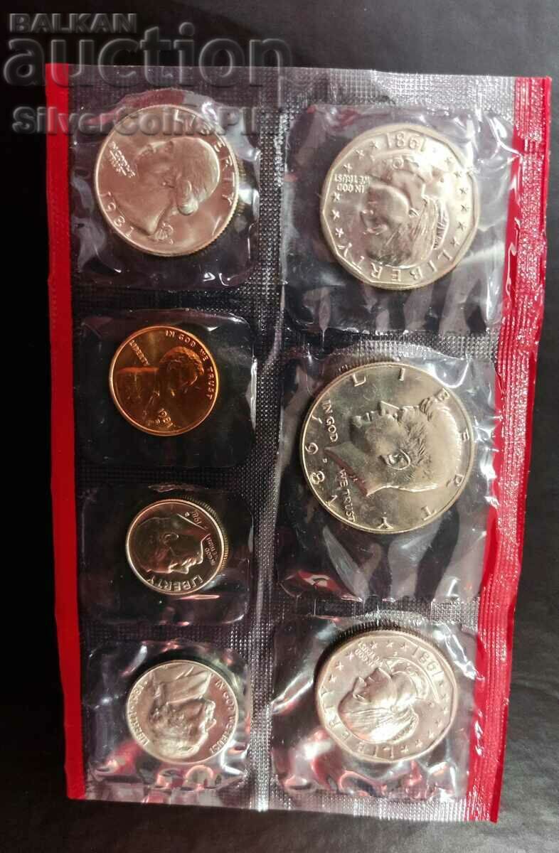 Set de monede de schimb 1981 D Denver SUA