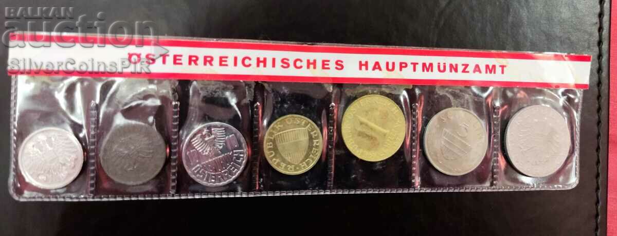 Set Changeable Proof Coins 1978 Austria