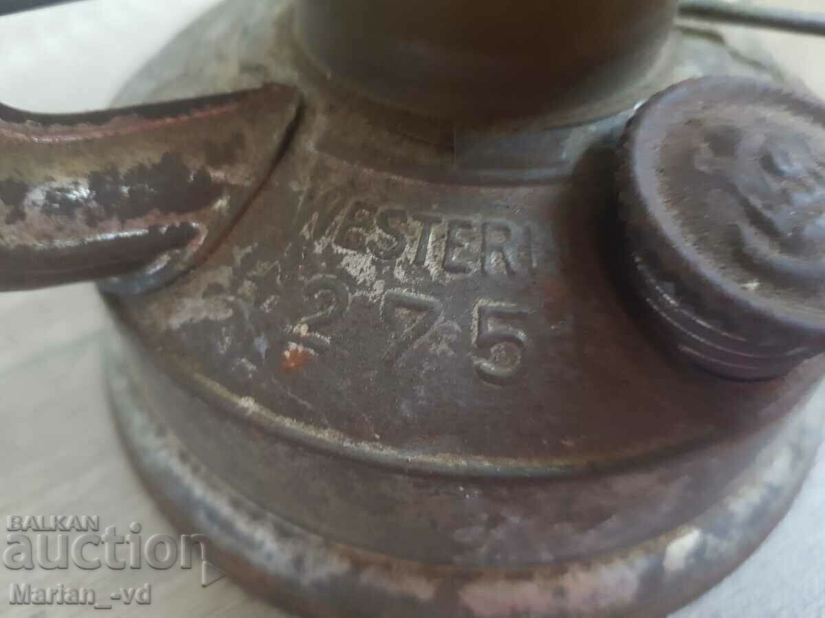 Auction Old gas lamp Feuerhand 275 Western Germany Baby Auction Old gas lamp Feuerhand 275 Western Germany Baby