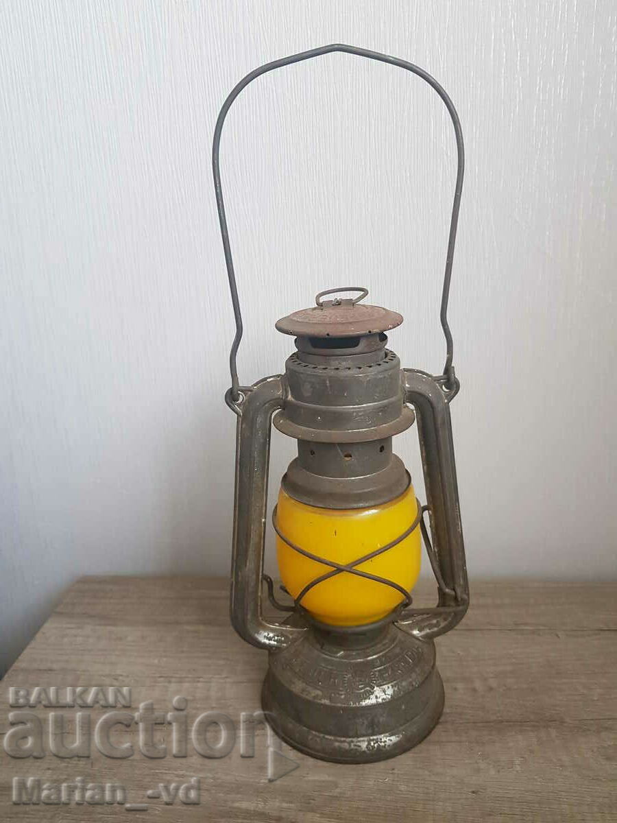 Стара газова лампа Feuerhand  275 Western Germany Baby