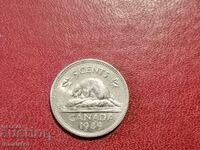 1989 5 cents Canada