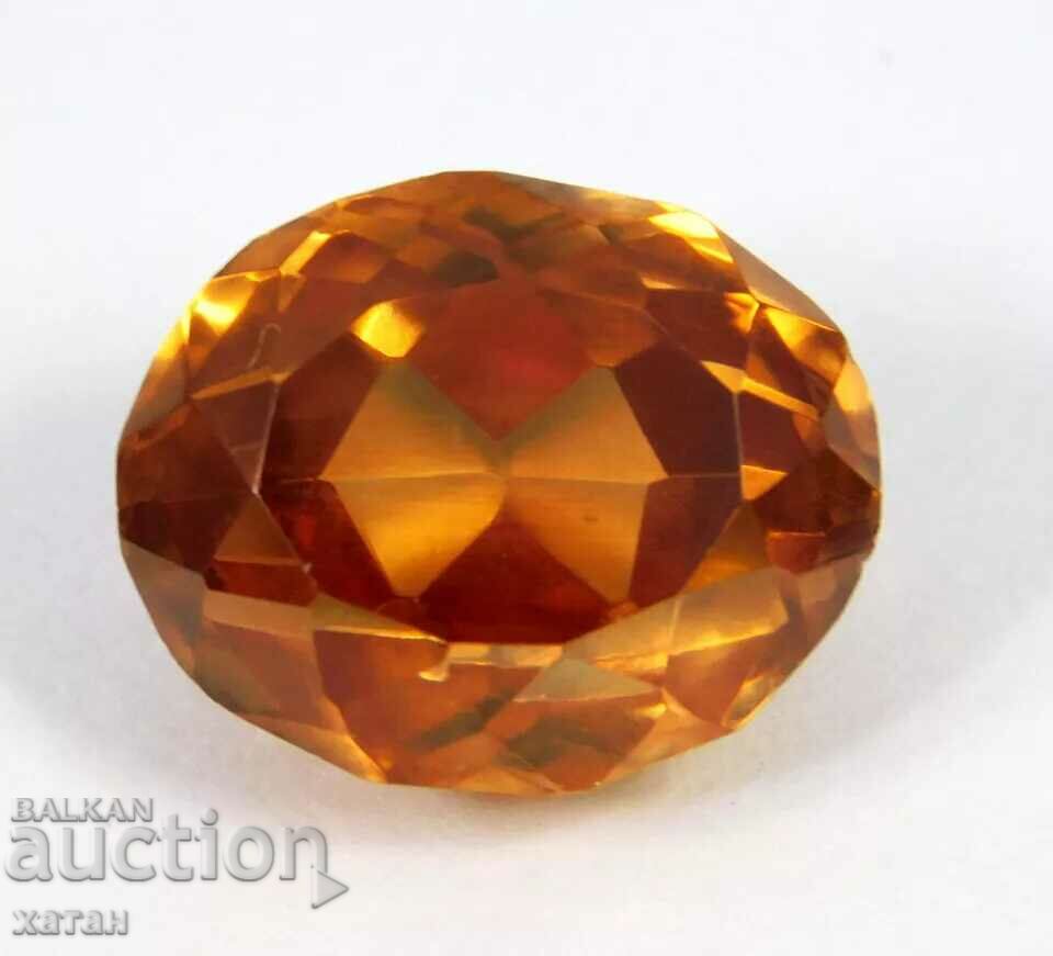 BZC! 33.25 ct. natural zircon oval from 1 cent!