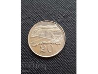 Zimbabwe 20 cents, 1983