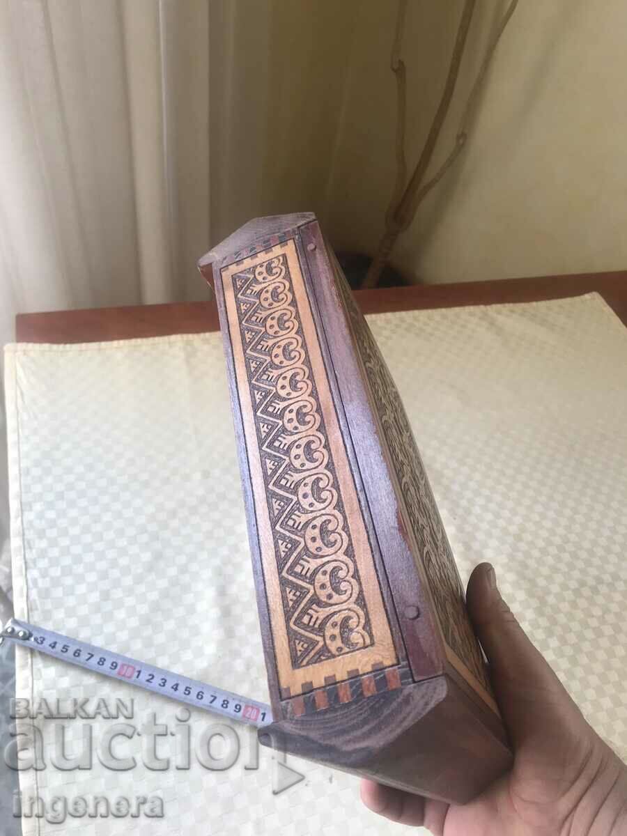 КУТИЯ ДЪРВО ПИРОГРАФ РИСУНЪК СТАРИННА ОТ СОЦА МОСТРА - 5 КУТИЯ ДЪРВО ПИРОГРАФ РИСУНЪК СТАРИННА ОТ СОЦА МОСТРА - 5