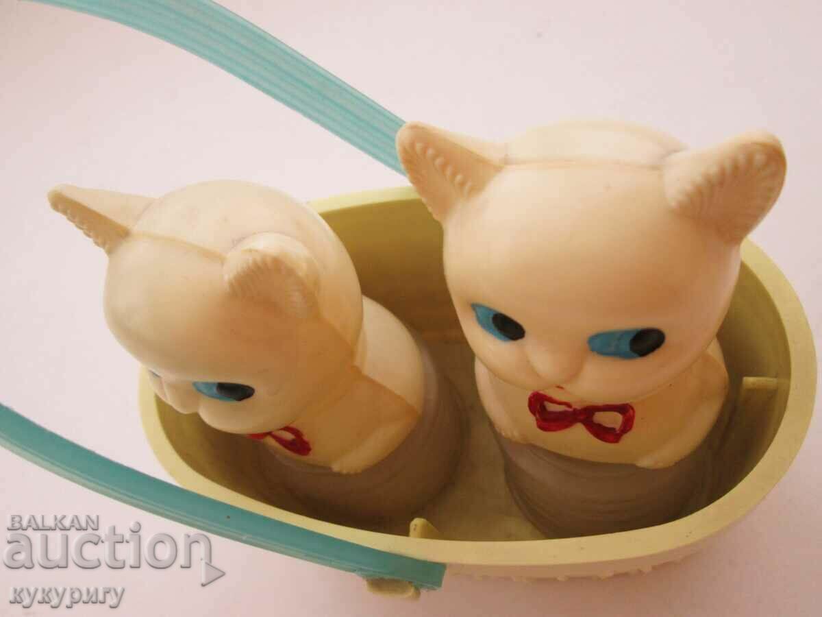 Jucărie din plastic pentru copii Old Russian Soc Pisici într-un coș - 7 Jucărie din plastic pentru copii Old Russian Soc Pisici într-un coș - 7