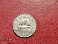 1977 год 5 цента Канада