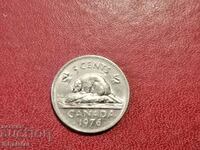1976 год 5 цента Канада