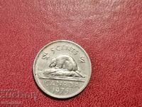 1975 год 5 цента Канада