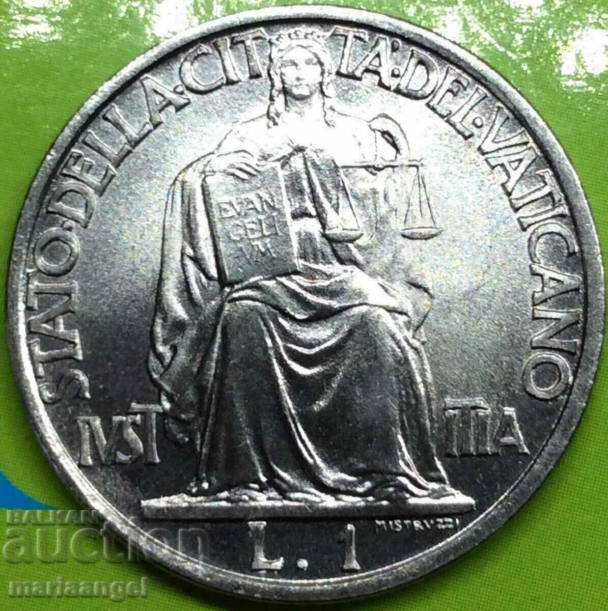 Vatican 1 lira 1942 Vatican