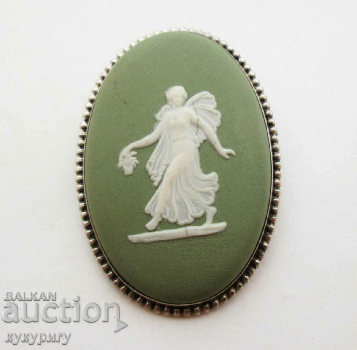 Bijuterii broșă damă engleză veche bijuterii realizate manual - 5