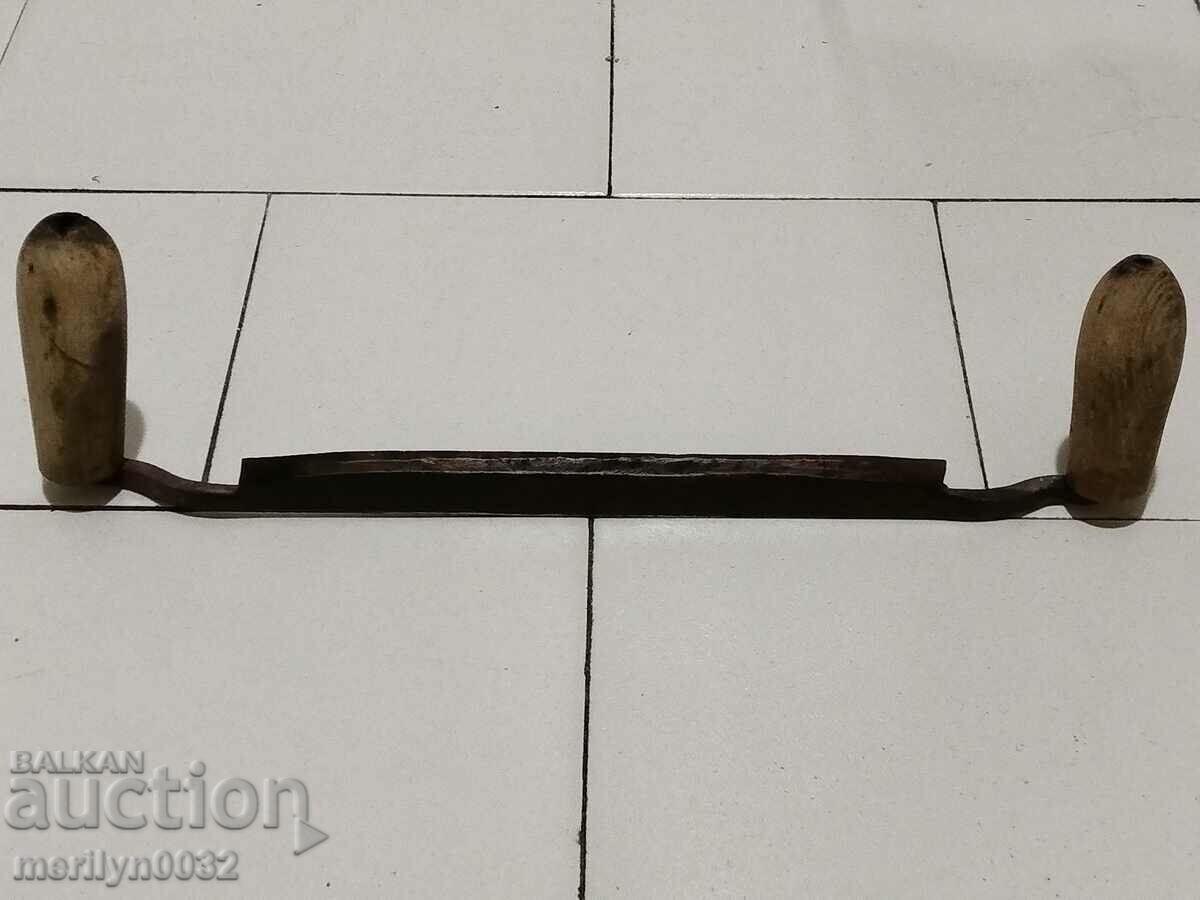 Auction Old forged hand tool wrought iron planer wooden Auction Old forged hand tool wrought iron planer wooden