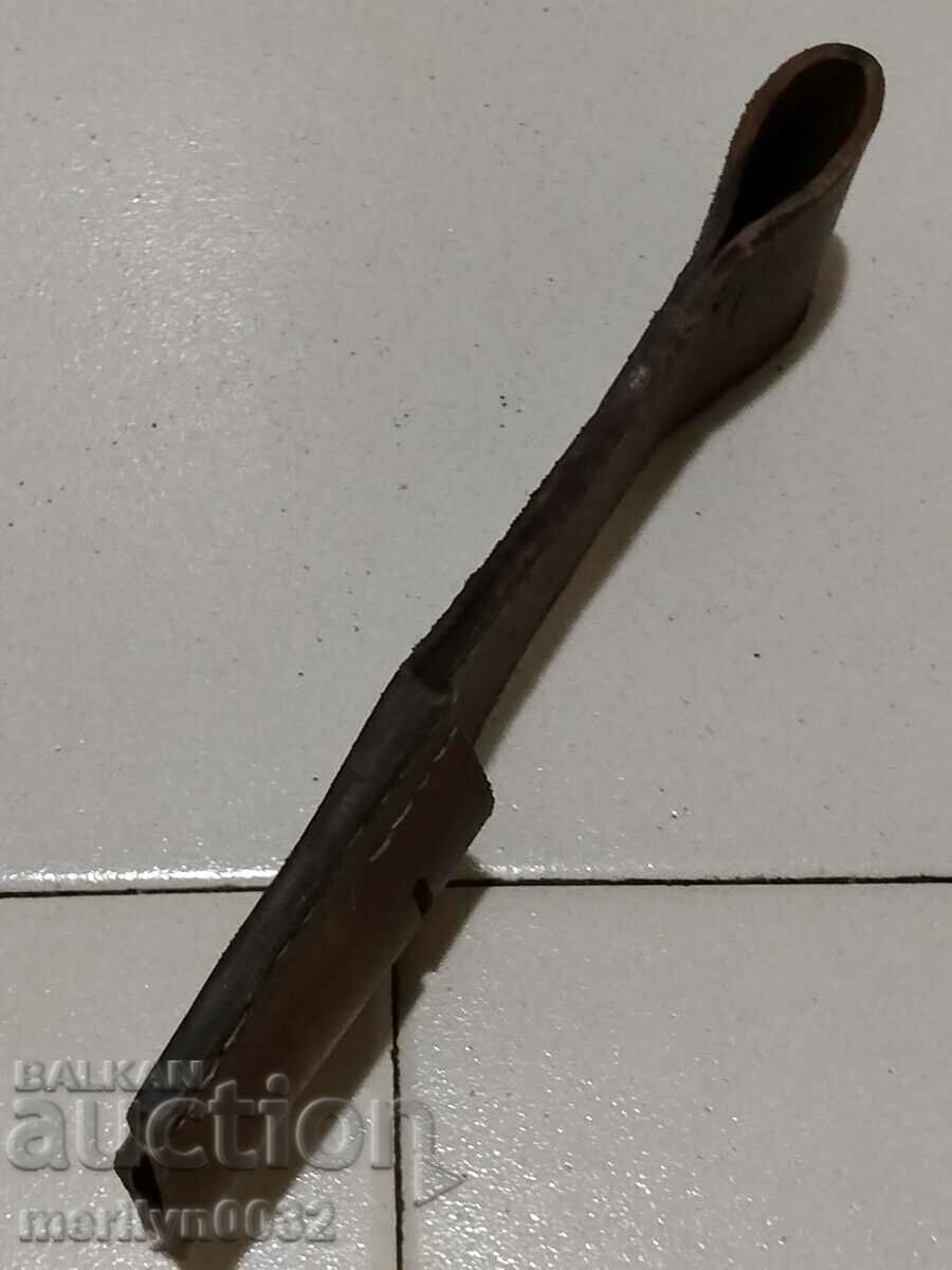 WW1 Leather bayonet knife bayonet scabbard - 5 WW1 Leather bayonet knife bayonet scabbard - 5