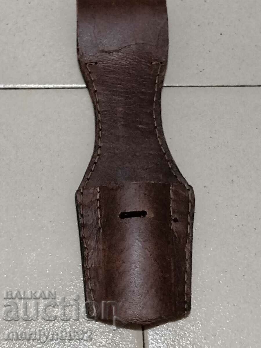 WW1 Leather bayonet knife bayonet scabbard - 7 WW1 Leather bayonet knife bayonet scabbard - 7