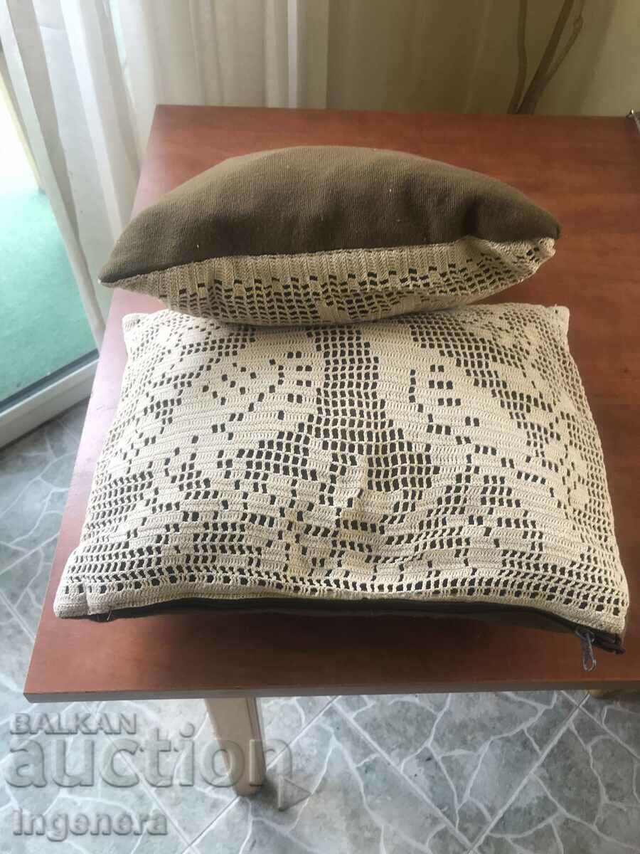 DECORATIVE PILLOWS-2 PCS. DECORATING USE - 6 DECORATIVE PILLOWS-2 PCS. DECORATING USE - 6