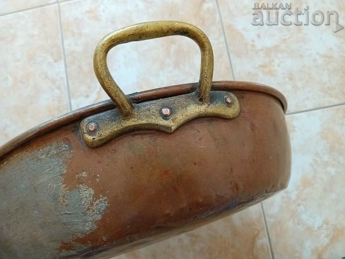 Old copper tray for lutenica majun jam LARGE copper - 5 Old copper tray for lutenica majun jam LARGE copper - 5