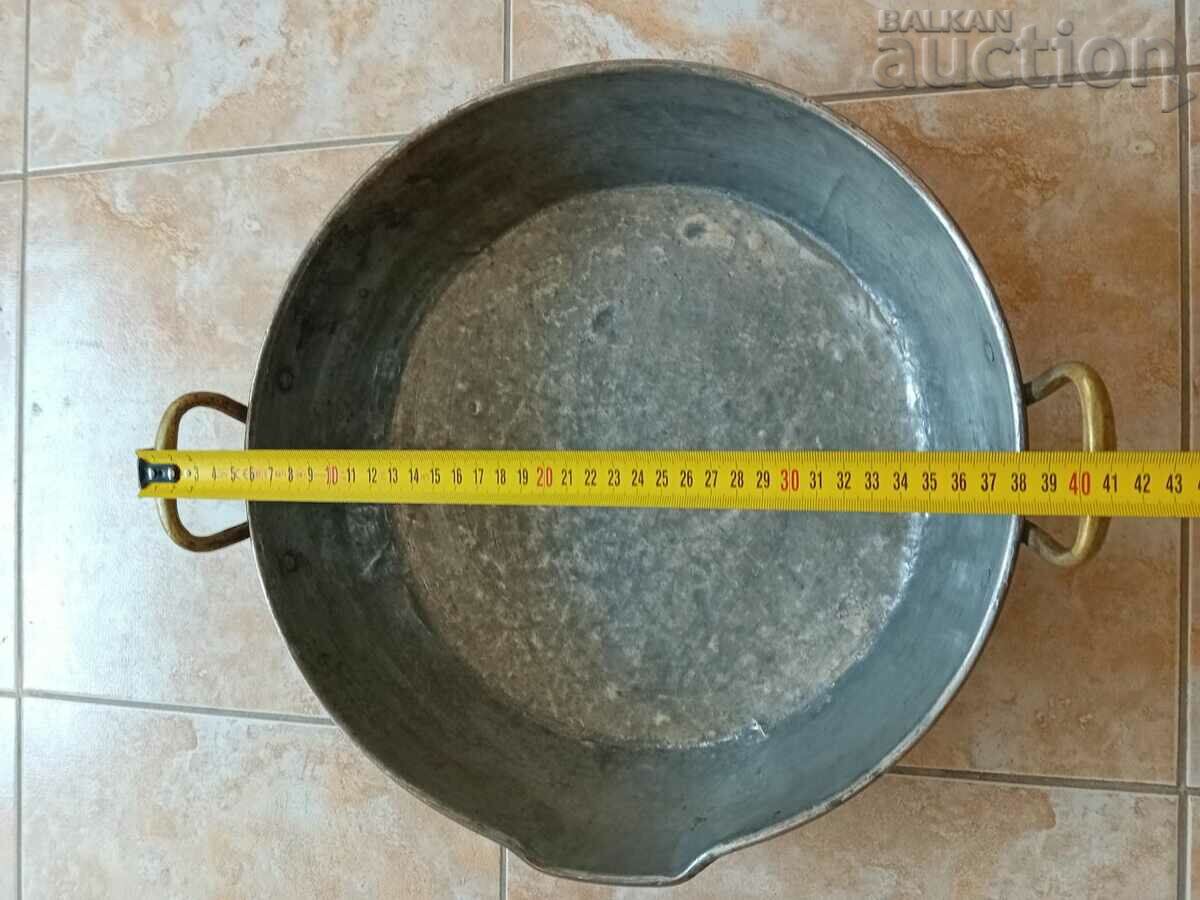 Old copper tray for lutenica majun jam LARGE copper - 6 Old copper tray for lutenica majun jam LARGE copper - 6