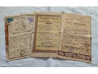 PERSONAL DOCUMENTS BULGARIA LOT 3 NUMBERS