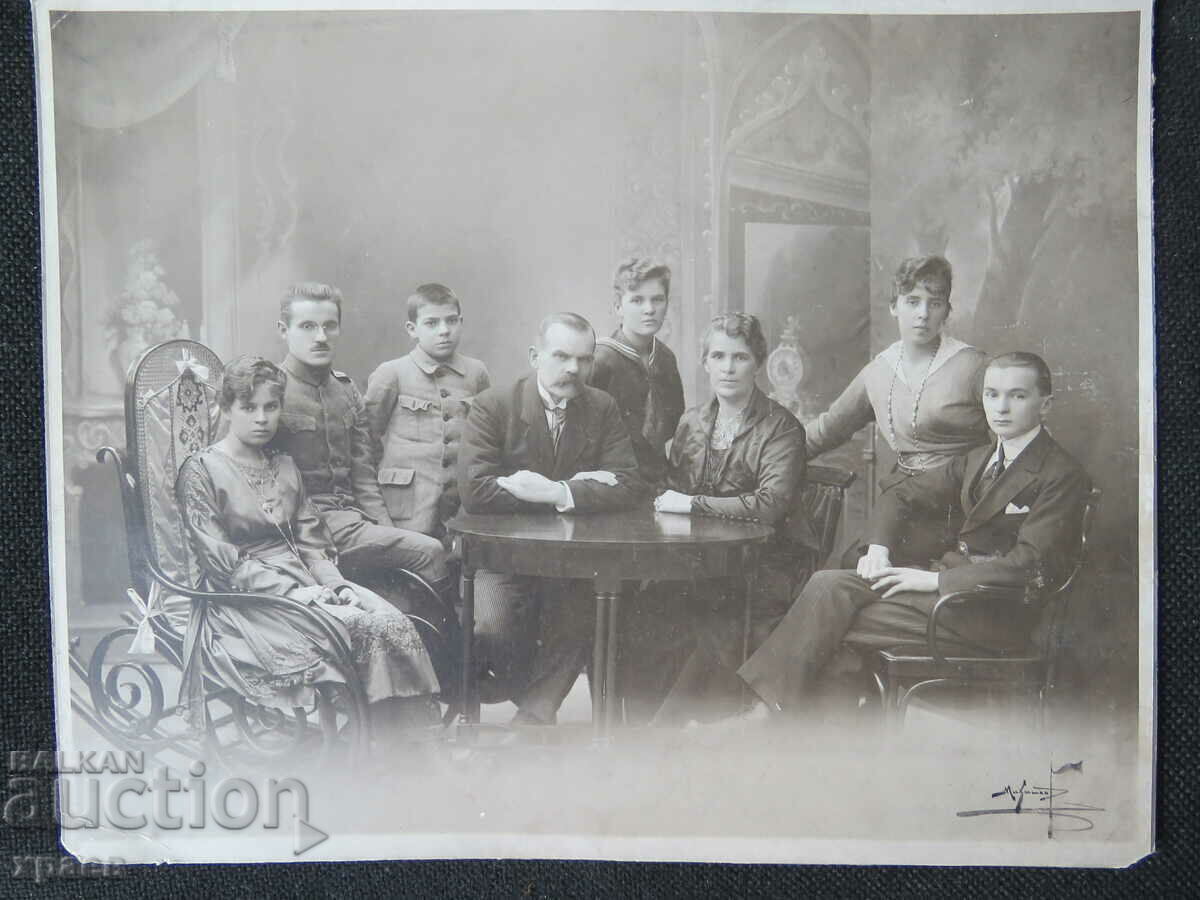 OLD PHOTO - CARDBOARD - MIKHAILOV - SOFIA - LARGE 103 OLD PHOTO - CARDBOARD - MIKHAILOV - SOFIA - LARGE 103