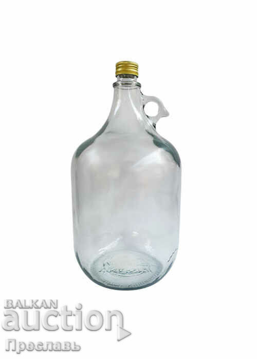 Glass decanter 5l new