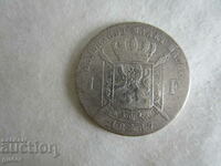 ❌❌❌БЕЛГИЯ, 1 франк 1887, сребро, ОРИГИНАЛ❌❌❌