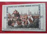 Bancnota-Germania-Braunschweig-10 Pfennig 1921