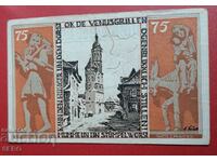 Банкнота-Германия-Брауншвийг-75 пфенига 1921