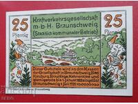Банкнота-Германия-Брауншвийг-25 пфенига 1921