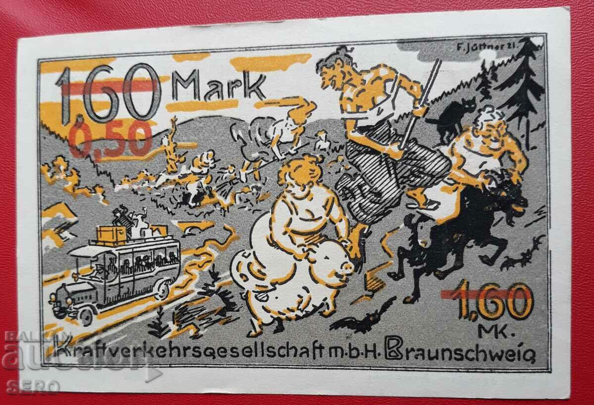 Bancnota-Germania-Braunschweig-50 pfennig 1921