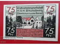 Τραπεζογραμμάτιο-Γερμανία-Braunschweig-75 pfennig 1921