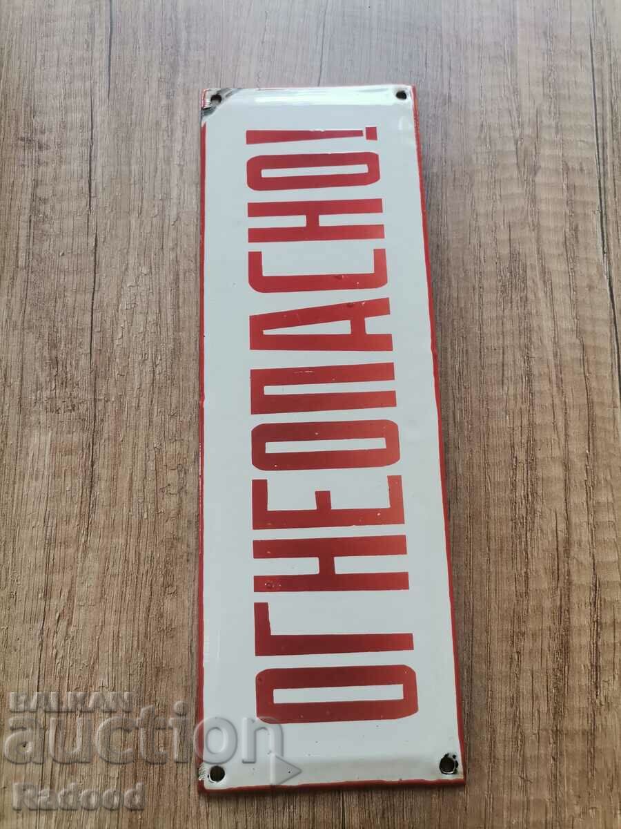 Enamel plate with price 29.00 BGN | € 14.83 Enamel plate with price 29.00 BGN | € 14.83