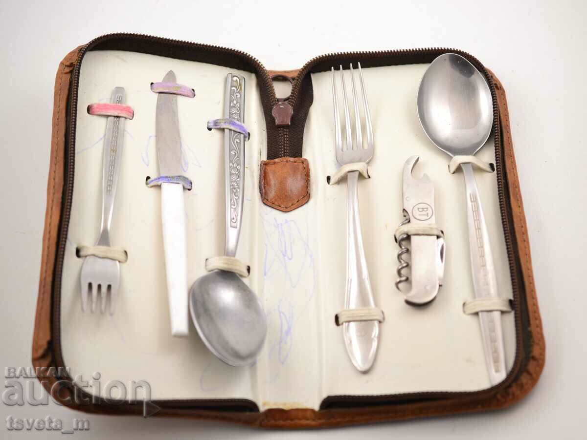 Auction Tourist set - cutlery 1300. Bulgaria Auction Tourist set - cutlery 1300. Bulgaria