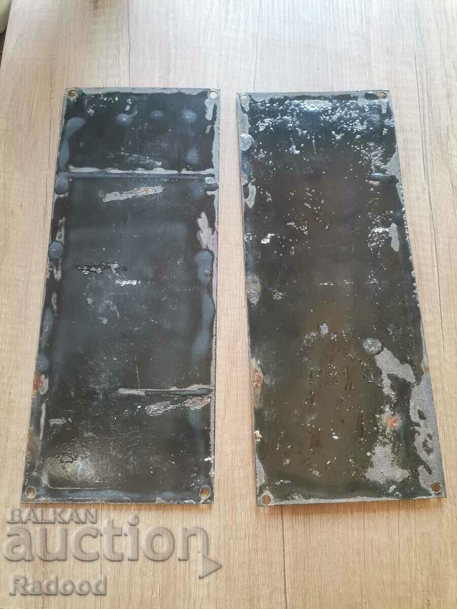 Auction Enamel plate 2 Auction Enamel plate 2