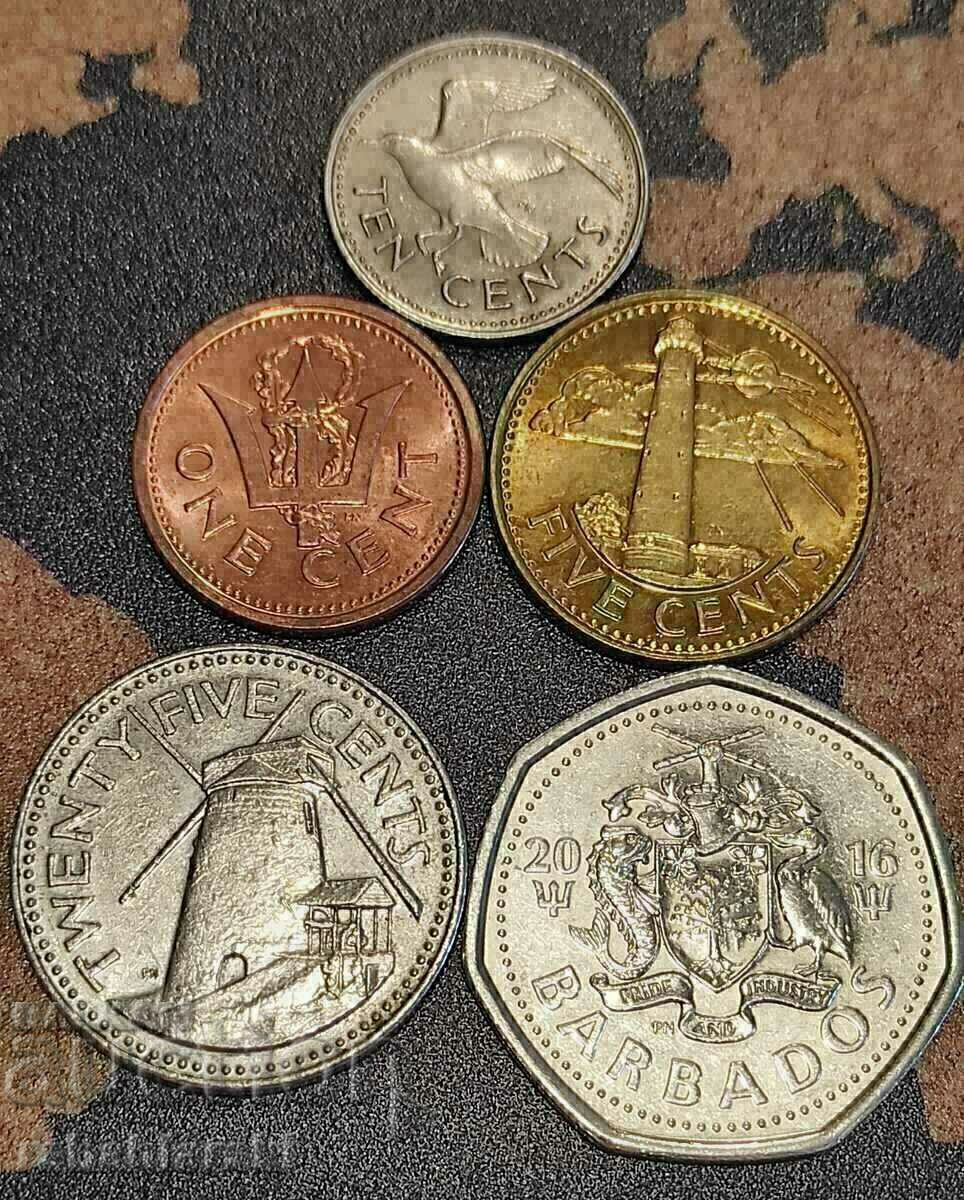 Coins of Barbados, 1973-2016