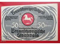 Bancnota-Germania-Braunschweig-Bad Harzburg-50 Pfennig 1921