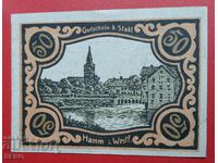 Banknote-Germany-S.Rhein-Westphalia-Ham-50 pfennig 1920