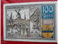 Bancnota-Germania-Schleswig-Holstein-Kremp-100 pfennig 1920